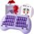 Foot Roller Massager for Plantar Fasciitis Relief, Large Size, Eases Foot Pain & Cold Feet, Enhances Circulation, Portable, Split into Two, Full-Body Washable, Purple