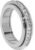 Pingyongchang Anxiety Rings Titanium Steel Spinner Fidget Band Rings for Women Ladies Cubic Zirconia Relieving Anxiety Wedding Promise Lucky Statement Rings Comfort Fit Size 6 to 10