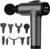 Massage Gun Deep Tissue, Handheld Electric Muscle Massager, High Intensity Percussion Massage Device for Pain Relief with 9 Attachments & 30 Speed(Grey)