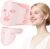 LED light therapy mask, Red Light Therapy for Face & Neck, 7 Colors Led Face Mask and Neck Mask, USB Charging Mask with Controller, Firm and Sooth for Home Working Travel Yoga