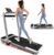Treadmill for Home, Walking Pad Treadmill with Incline, 2-in-1 Portable Walking Pad with Handle Bar, 330LBS Weight Capacity 2.5HP Folding Treadmills with Gesture Sensing