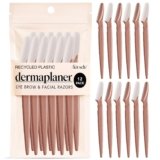Kitsch Dermaplane Razor for Women Face – Face Razors for Women & Men, Eyebrow Trimmer & Face Shaver – Exfoliating Facial Razor & Skin Care Tool for Smoother Skin – Terracotta, 12 pcs