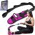 DMoose Fitness Foot & Calf Stretcher with Adjustable Padded Stretching Strap for Plantar Fasciitis, Hamstring, Heel Spurs and Achilles Tendonitis Relief – Yoga Leg Stretch Strap for Flexibility